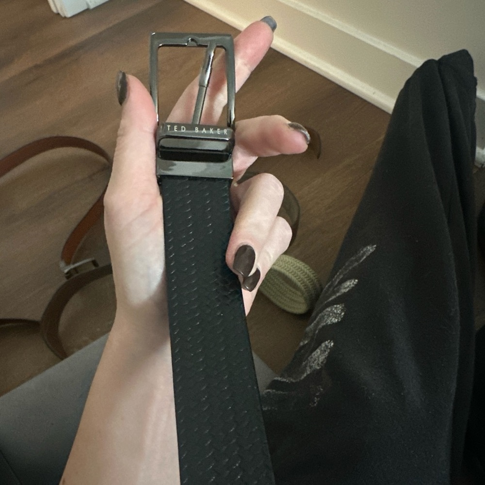 Men’s black Ted Baker Belt